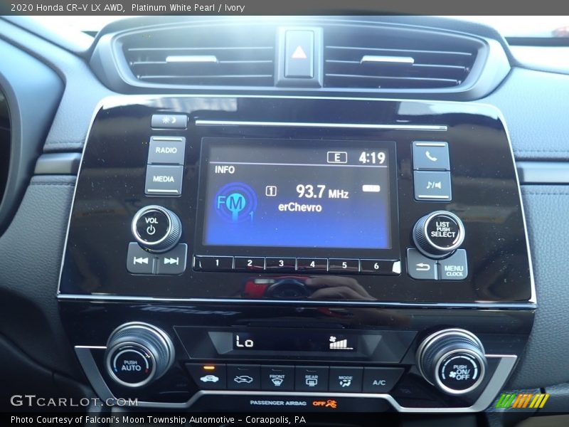 Platinum White Pearl / Ivory 2020 Honda CR-V LX AWD