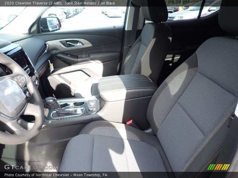 Satin Steel Metallic / Jet Black 2020 Chevrolet Traverse LS AWD