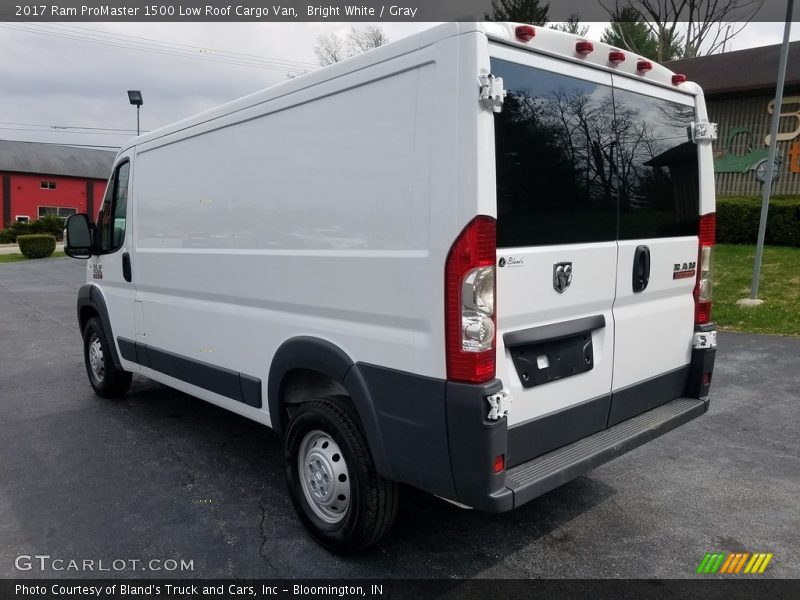 Bright White / Gray 2017 Ram ProMaster 1500 Low Roof Cargo Van