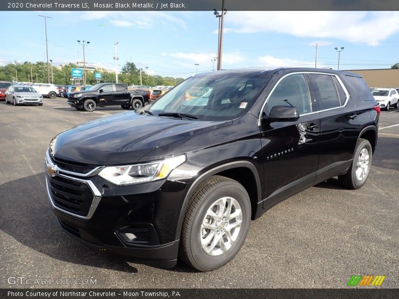 Mosaic Black Metallic / Jet Black 2020 Chevrolet Traverse LS