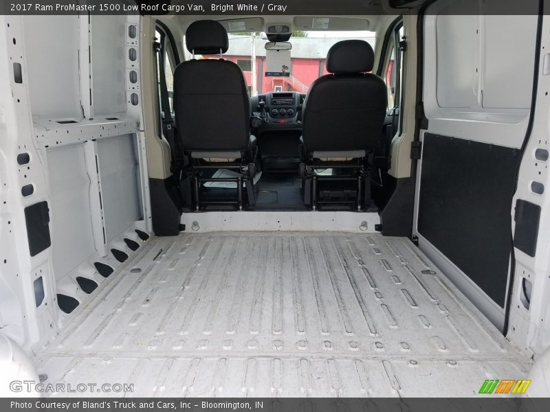 Bright White / Gray 2017 Ram ProMaster 1500 Low Roof Cargo Van
