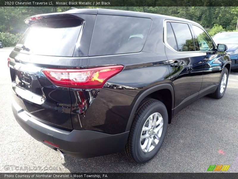 Mosaic Black Metallic / Jet Black 2020 Chevrolet Traverse LS