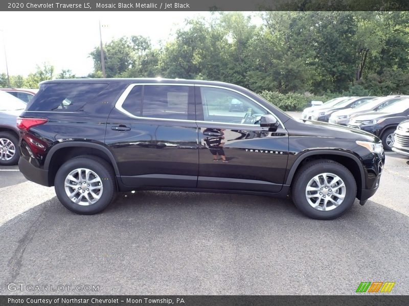Mosaic Black Metallic / Jet Black 2020 Chevrolet Traverse LS