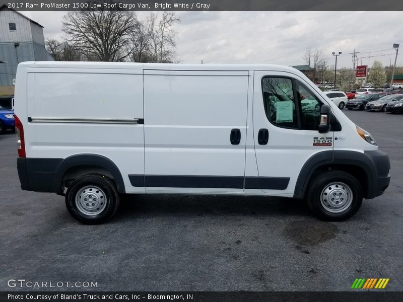 Bright White / Gray 2017 Ram ProMaster 1500 Low Roof Cargo Van