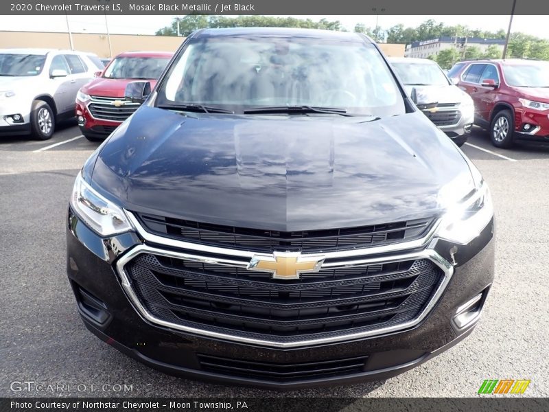 Mosaic Black Metallic / Jet Black 2020 Chevrolet Traverse LS