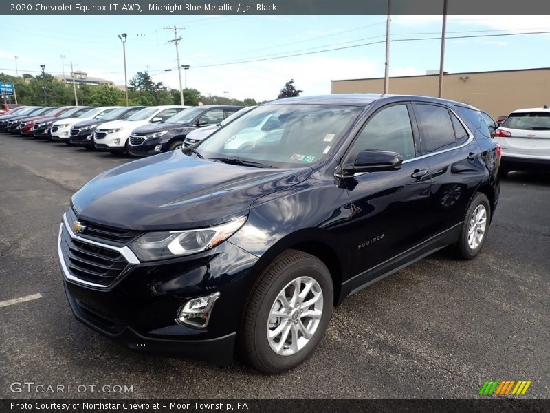 Midnight Blue Metallic / Jet Black 2020 Chevrolet Equinox LT AWD