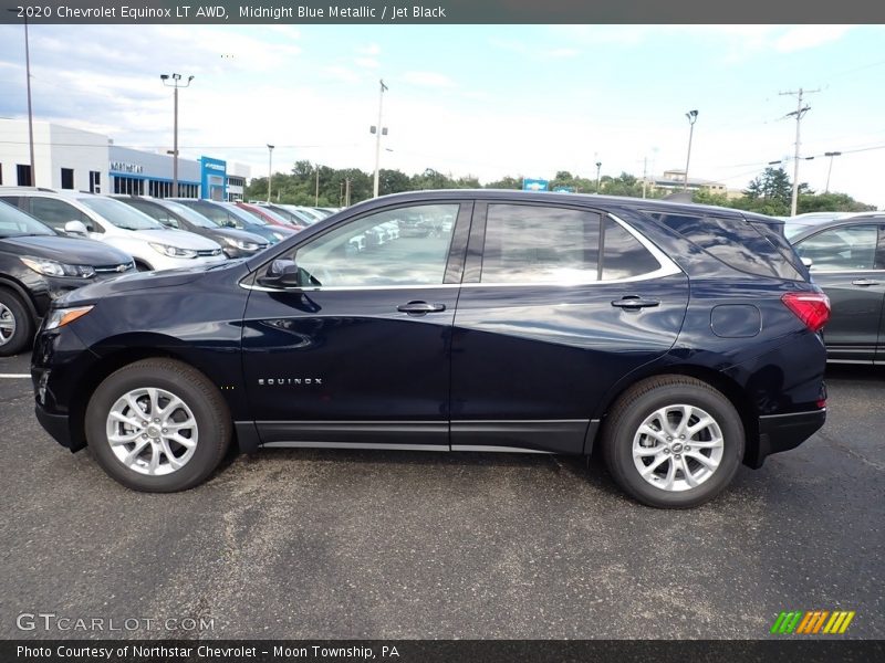 Midnight Blue Metallic / Jet Black 2020 Chevrolet Equinox LT AWD