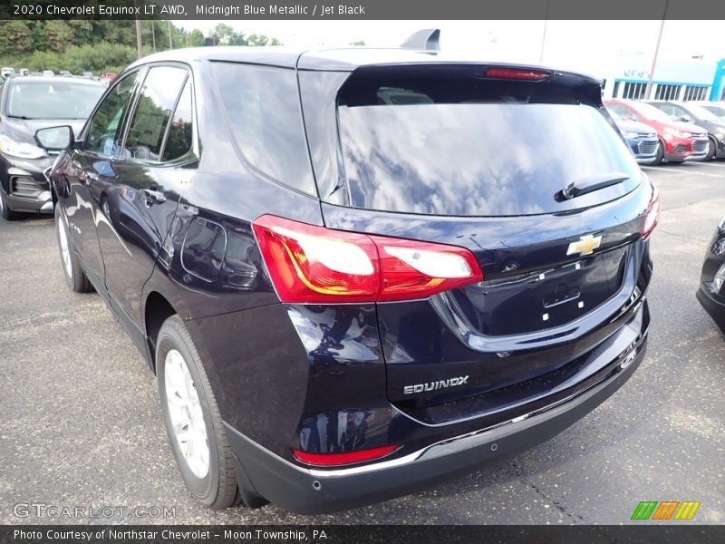 Midnight Blue Metallic / Jet Black 2020 Chevrolet Equinox LT AWD