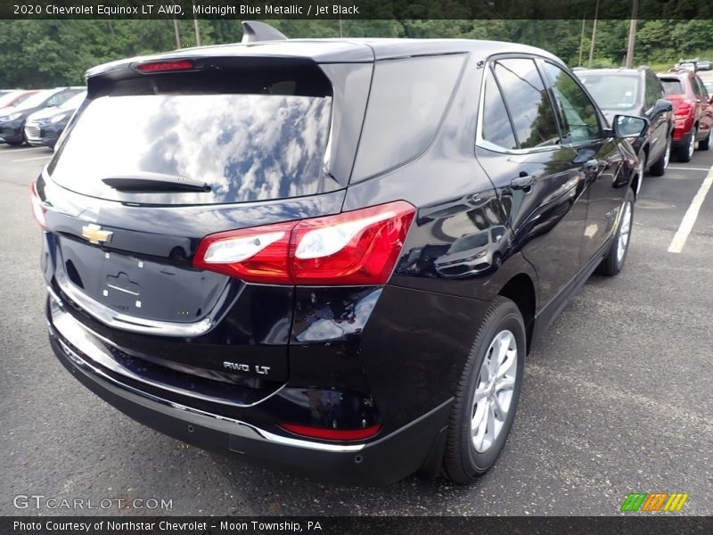 Midnight Blue Metallic / Jet Black 2020 Chevrolet Equinox LT AWD