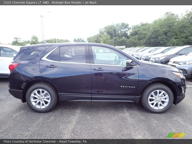 Midnight Blue Metallic / Jet Black 2020 Chevrolet Equinox LT AWD