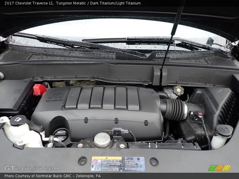 Tungsten Metallic / Dark Titanium/Light Titanium 2017 Chevrolet Traverse LS