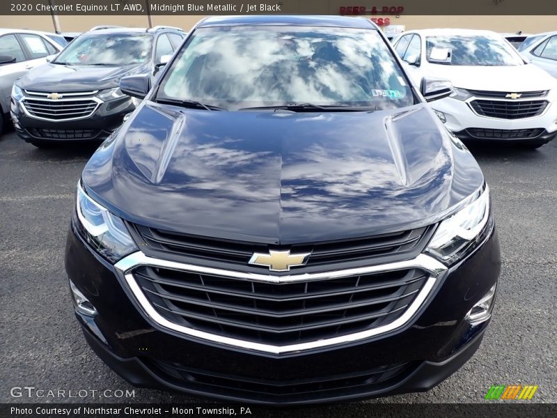 Midnight Blue Metallic / Jet Black 2020 Chevrolet Equinox LT AWD