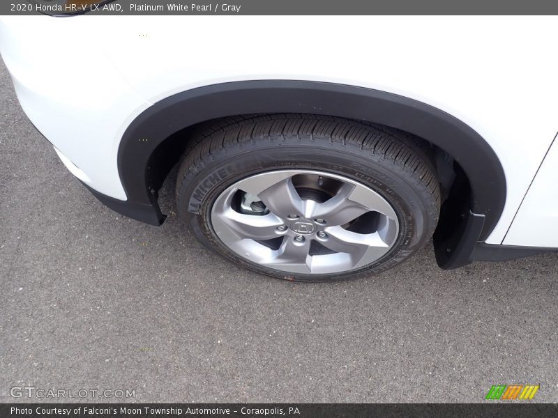 Platinum White Pearl / Gray 2020 Honda HR-V LX AWD