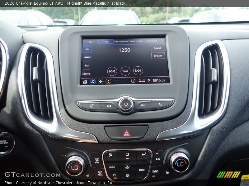 Midnight Blue Metallic / Jet Black 2020 Chevrolet Equinox LT AWD