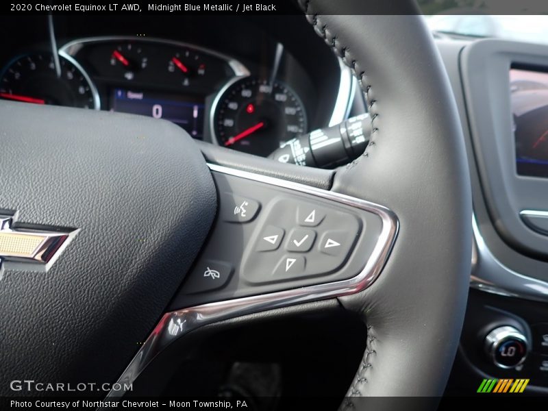 Midnight Blue Metallic / Jet Black 2020 Chevrolet Equinox LT AWD