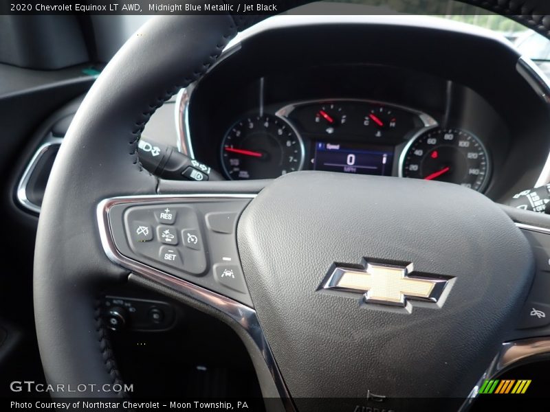 Midnight Blue Metallic / Jet Black 2020 Chevrolet Equinox LT AWD