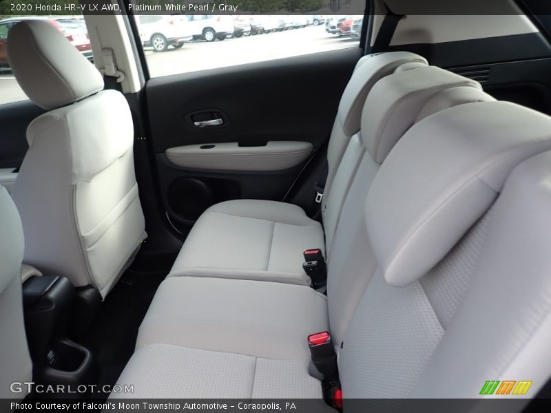 Platinum White Pearl / Gray 2020 Honda HR-V LX AWD