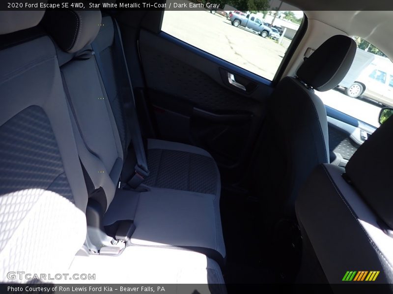 Star White Metallic Tri-Coat / Dark Earth Gray 2020 Ford Escape SE 4WD