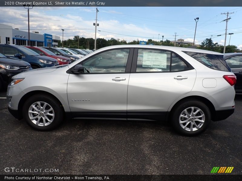 Silver Ice Metallic / Ash Gray 2020 Chevrolet Equinox LS