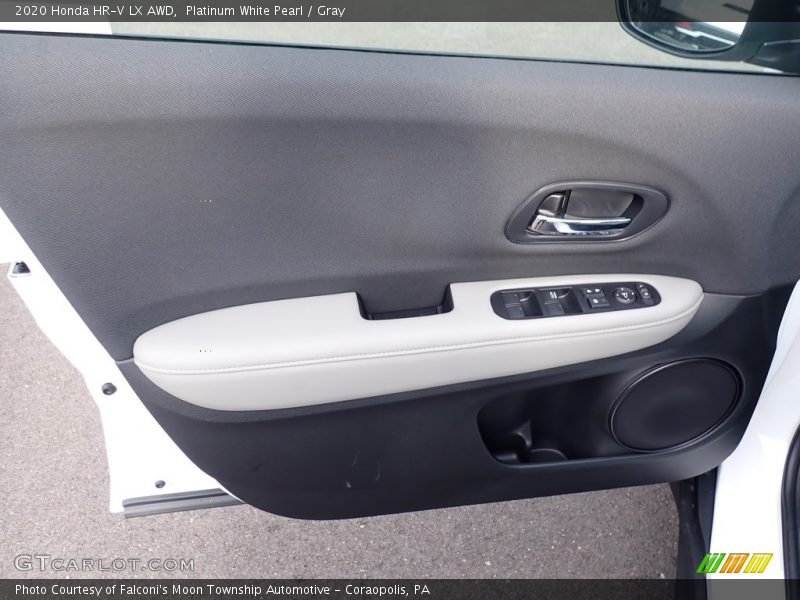 Platinum White Pearl / Gray 2020 Honda HR-V LX AWD
