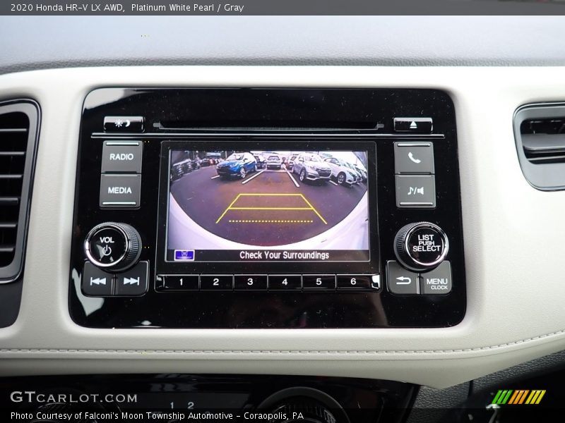 Platinum White Pearl / Gray 2020 Honda HR-V LX AWD