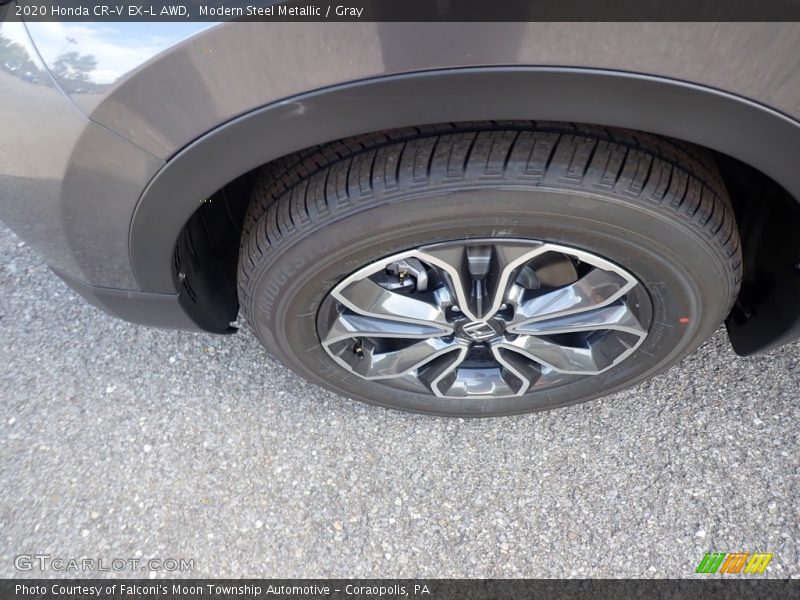 Modern Steel Metallic / Gray 2020 Honda CR-V EX-L AWD