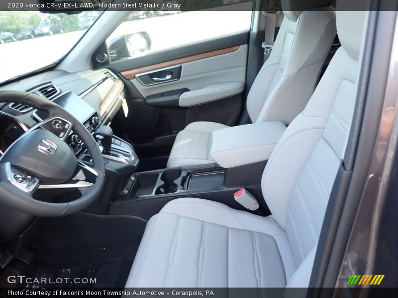 Modern Steel Metallic / Gray 2020 Honda CR-V EX-L AWD
