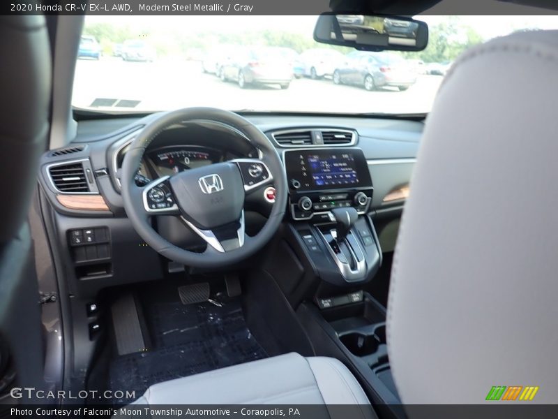 Modern Steel Metallic / Gray 2020 Honda CR-V EX-L AWD