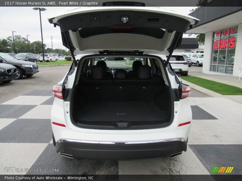 Pearl White / Graphite 2017 Nissan Murano SL AWD
