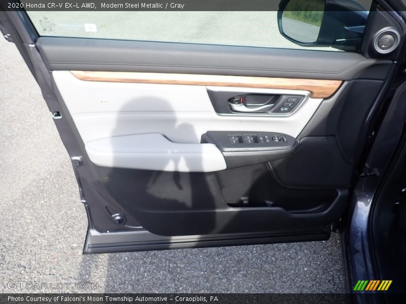 Modern Steel Metallic / Gray 2020 Honda CR-V EX-L AWD