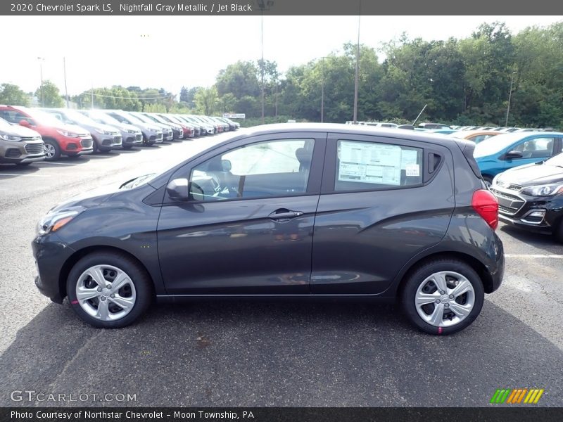 Nightfall Gray Metallic / Jet Black 2020 Chevrolet Spark LS