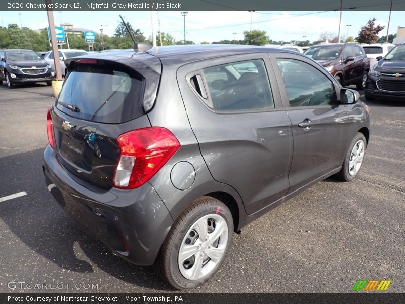 Nightfall Gray Metallic / Jet Black 2020 Chevrolet Spark LS