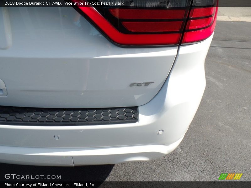 Vice White Tri-Coat Pearl / Black 2018 Dodge Durango GT AWD