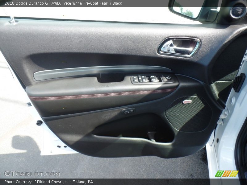 Vice White Tri-Coat Pearl / Black 2018 Dodge Durango GT AWD