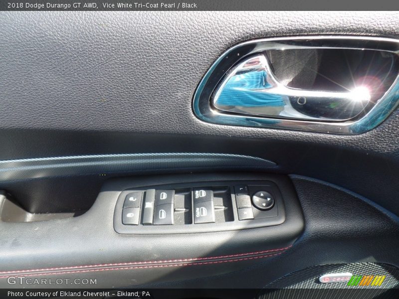 Vice White Tri-Coat Pearl / Black 2018 Dodge Durango GT AWD