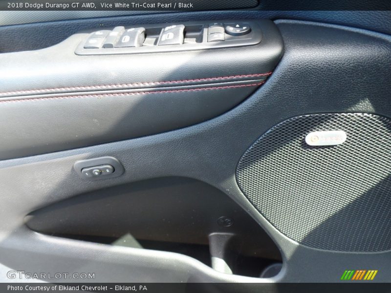 Vice White Tri-Coat Pearl / Black 2018 Dodge Durango GT AWD