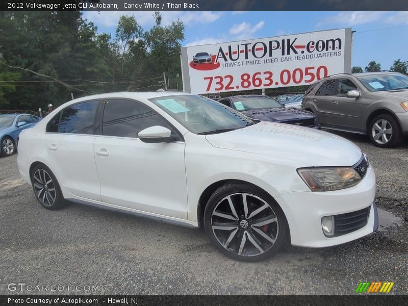 Candy White / Titan Black 2012 Volkswagen Jetta GLI Autobahn