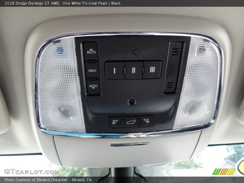 Vice White Tri-Coat Pearl / Black 2018 Dodge Durango GT AWD