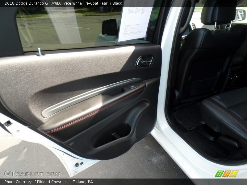 Vice White Tri-Coat Pearl / Black 2018 Dodge Durango GT AWD