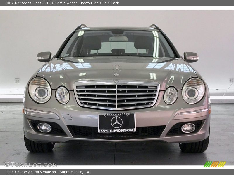 Pewter Metallic / Black 2007 Mercedes-Benz E 350 4Matic Wagon