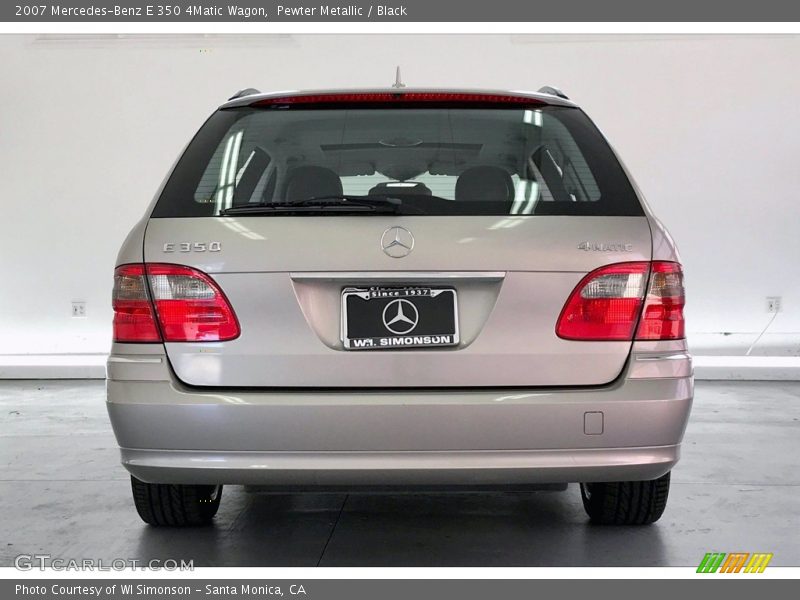 Pewter Metallic / Black 2007 Mercedes-Benz E 350 4Matic Wagon