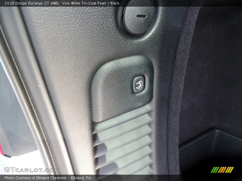 Vice White Tri-Coat Pearl / Black 2018 Dodge Durango GT AWD
