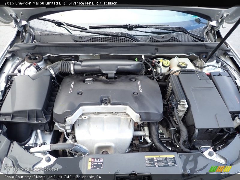 Silver Ice Metallic / Jet Black 2016 Chevrolet Malibu Limited LTZ