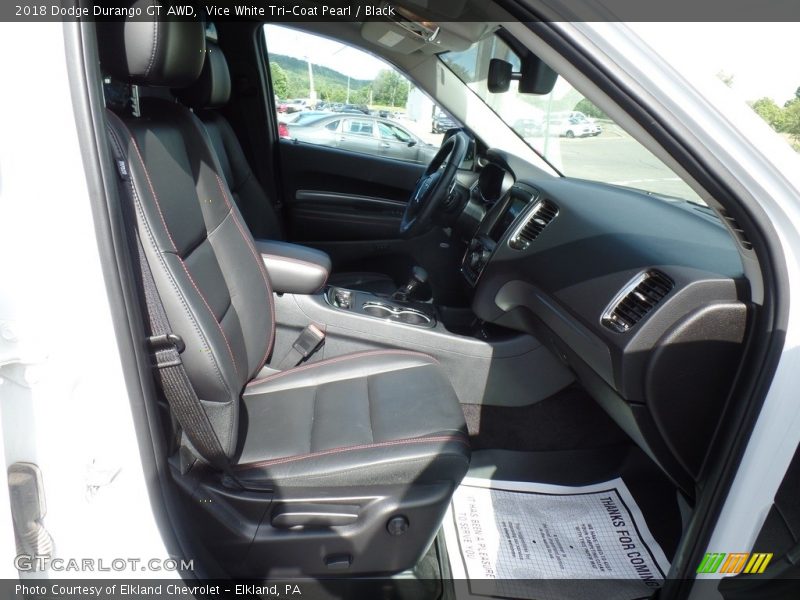 Vice White Tri-Coat Pearl / Black 2018 Dodge Durango GT AWD