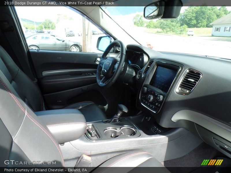 Vice White Tri-Coat Pearl / Black 2018 Dodge Durango GT AWD