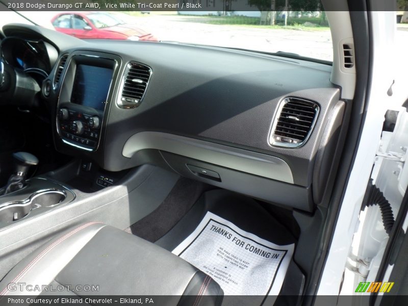 Vice White Tri-Coat Pearl / Black 2018 Dodge Durango GT AWD