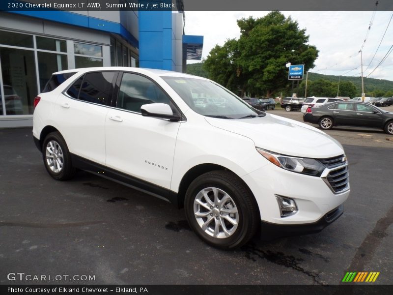 Summit White / Jet Black 2020 Chevrolet Equinox LT AWD