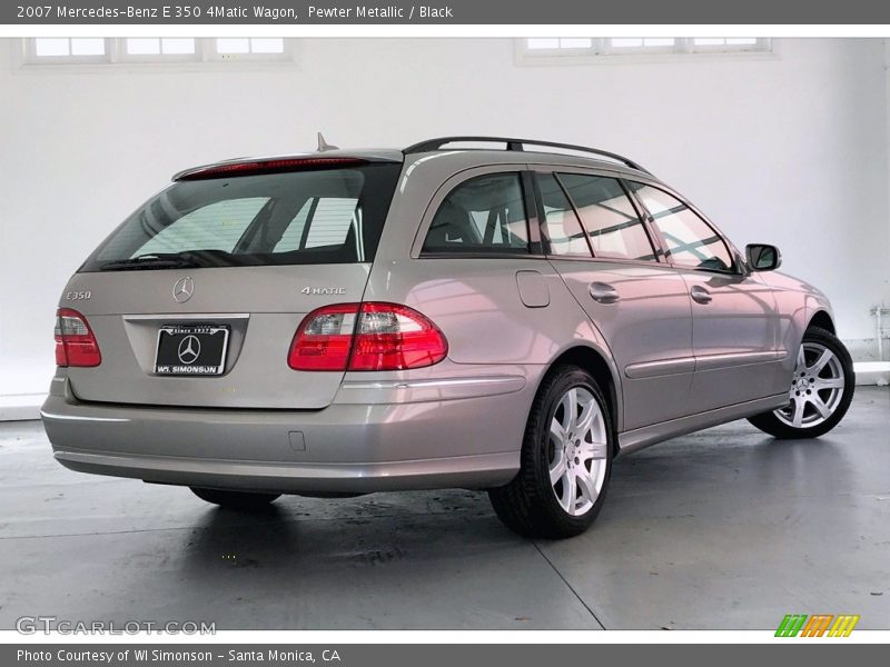 Pewter Metallic / Black 2007 Mercedes-Benz E 350 4Matic Wagon