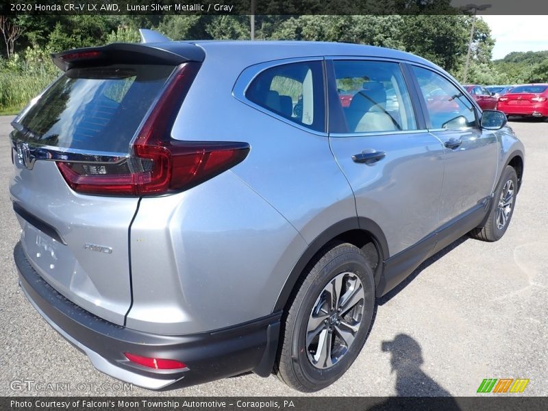 Lunar Silver Metallic / Gray 2020 Honda CR-V LX AWD