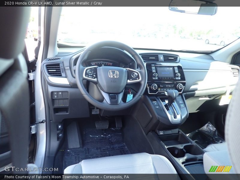 Lunar Silver Metallic / Gray 2020 Honda CR-V LX AWD